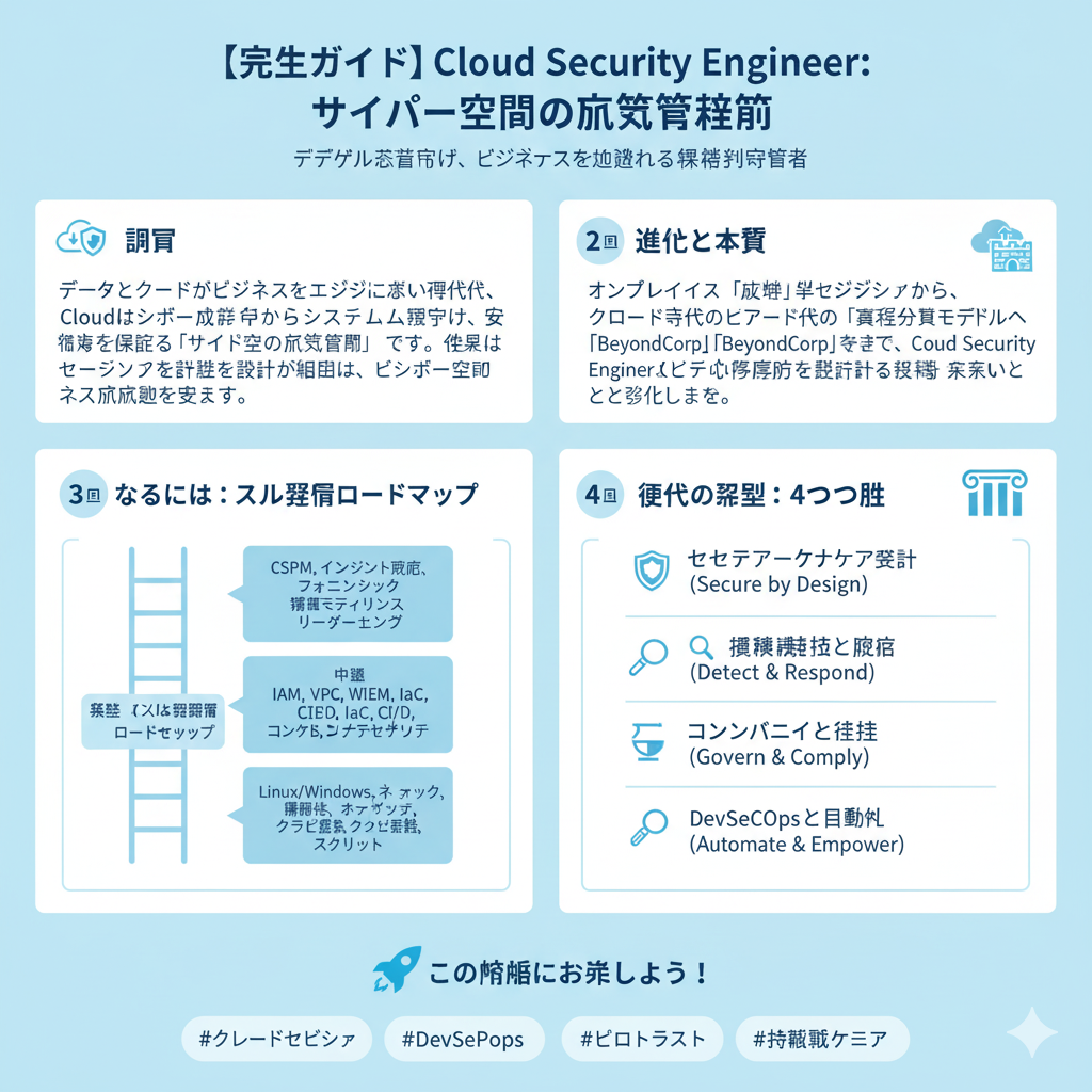 クラウド環境の安全と信頼性を担保する専門職